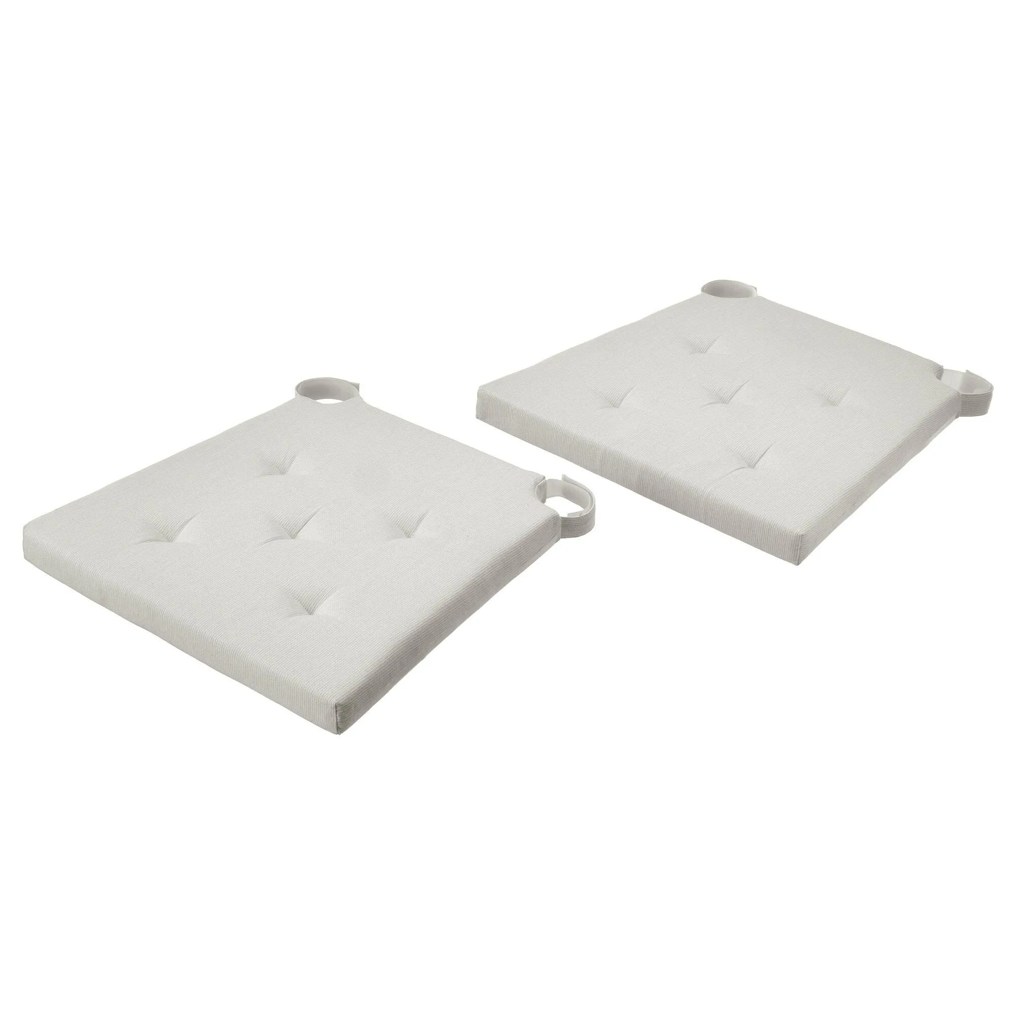 

Подушка на стул, кремовый, 42/35x40x4 см, набор из 2 шт. JUSTINA IKEA