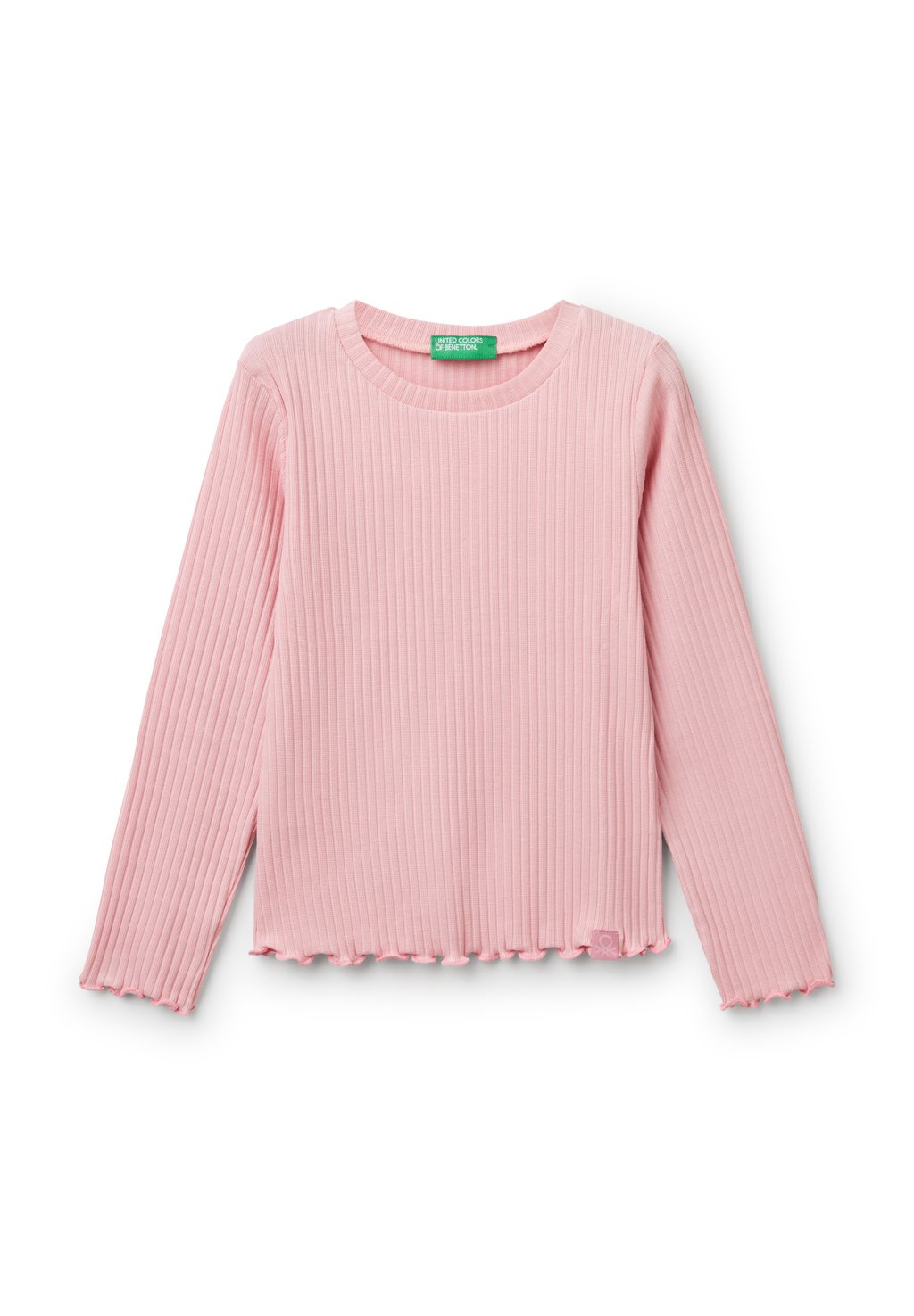 

Футболка с длинным рукавом SLIM FIT STRETCH United Colors of Benetton, фуксия