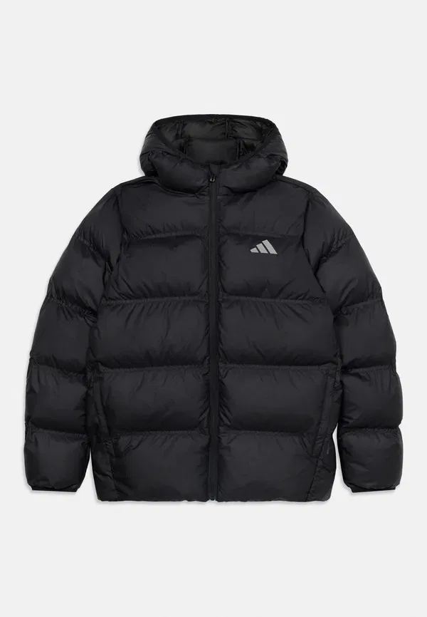 Куртка зимняя Adidas Performance Junior, черный/отражающий серебристый — фото 3