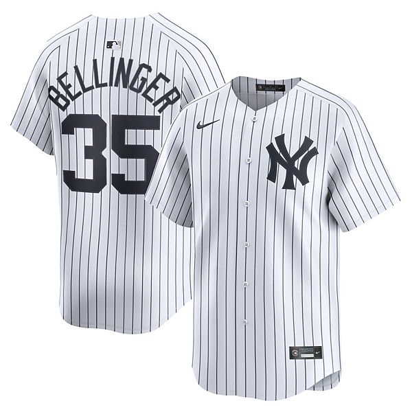 Мужская белая домашняя лимитированная футболка игрока Cody Bellinger New York Yankees Nike — фото 2