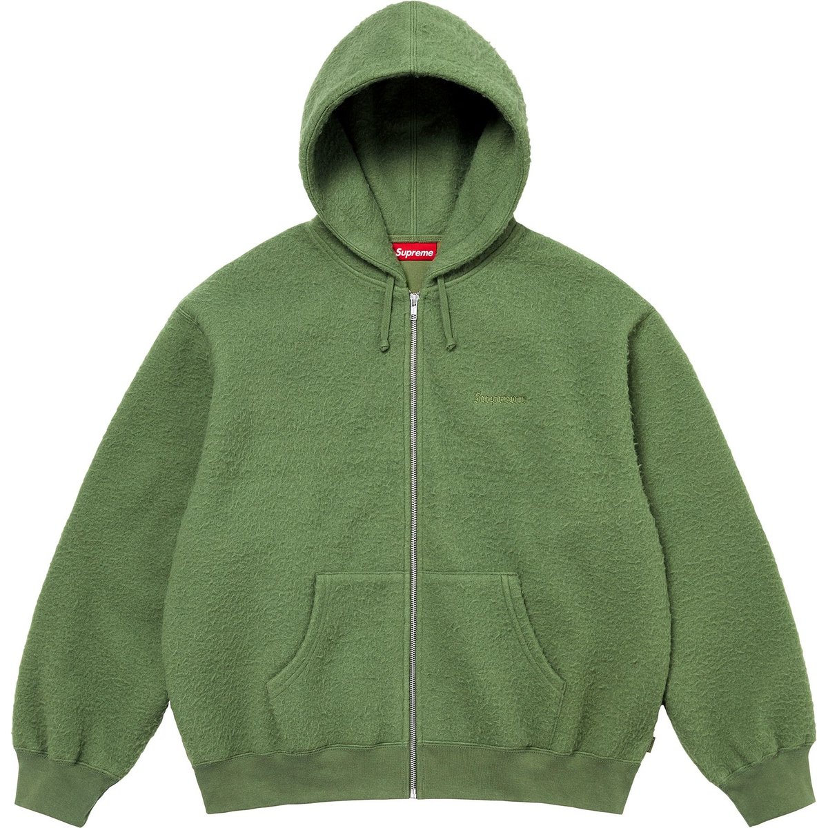 Толстовка с капюшоном на молнии Supreme, темно-фиолетовый/фиолетовый — фото 4