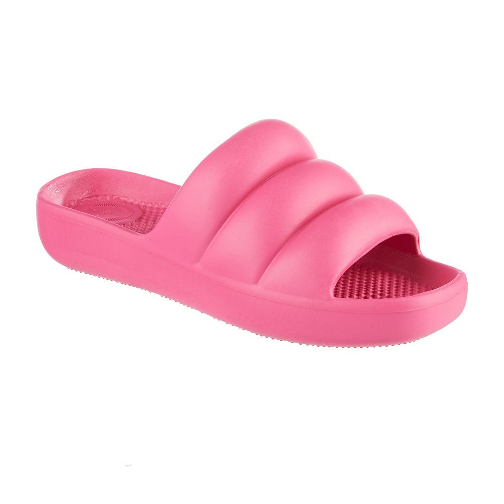 сандалии с короткими ручками Women's Everywear Molded Puffy Slide Totes, цвет Azalea