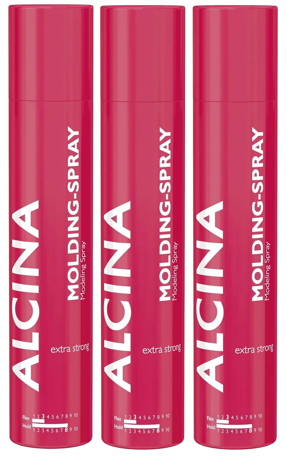 Спрей для укладки волос Alcina Extra Strong Moulding Spray 200 мл, 3 штуки Alcina