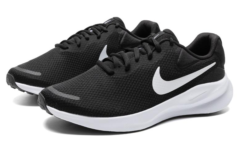 Nike Революшн 7 Роуд Вайд 'Блэк Уайт' — черно-белые, цвет Black White — фото 3