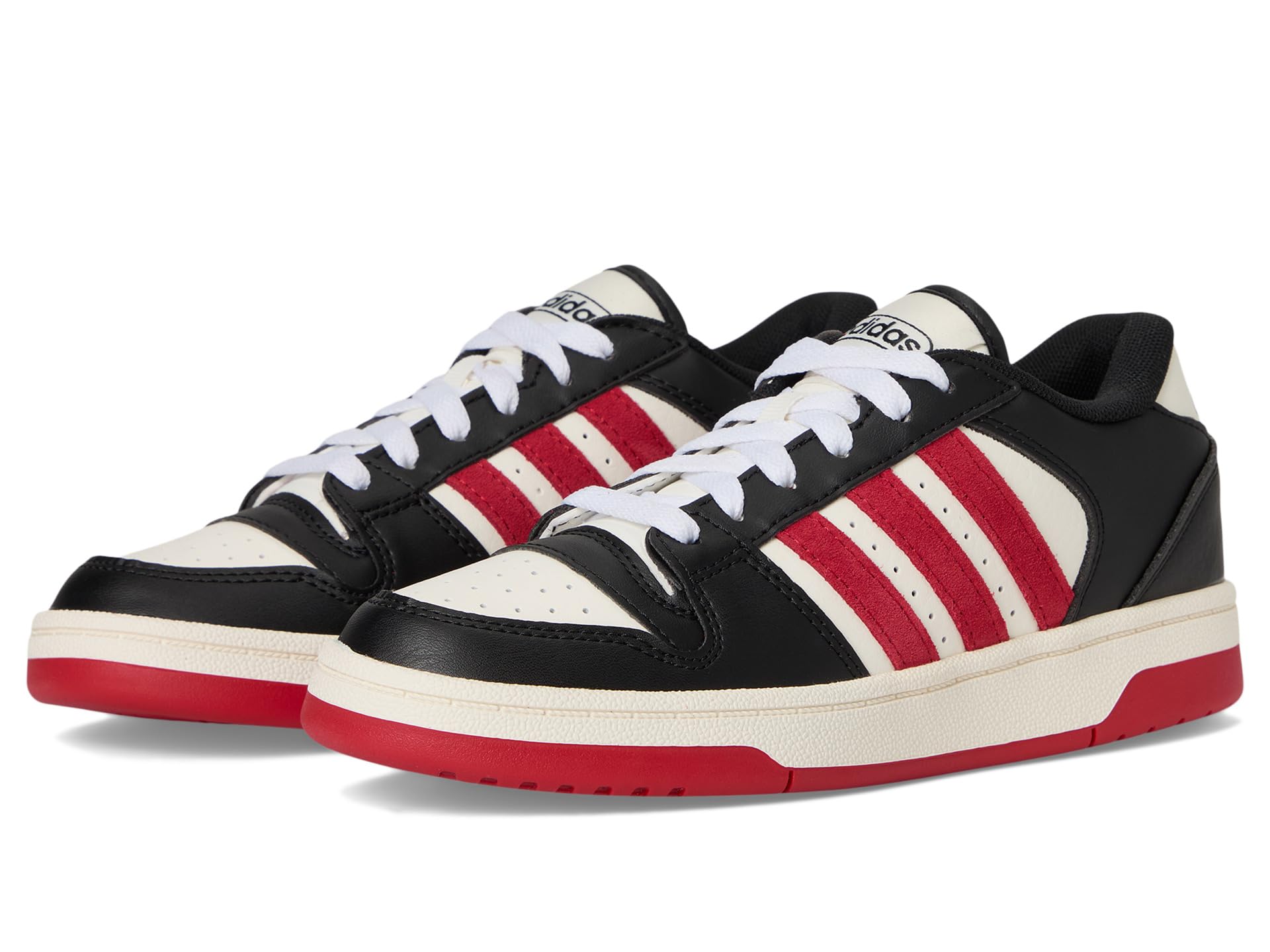 

Кроссовки Adidas Kids Turnaround Basketball Shoes, Black/Team Power Red/White