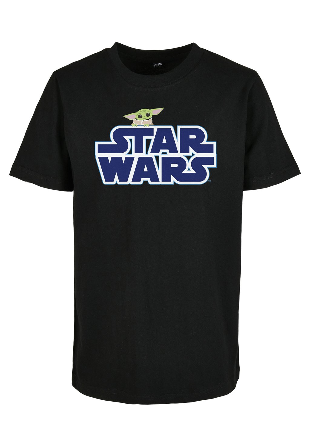 

Футболка с принтом STAR WARS BLUE LOGO TEE Mister Tee, цвет black