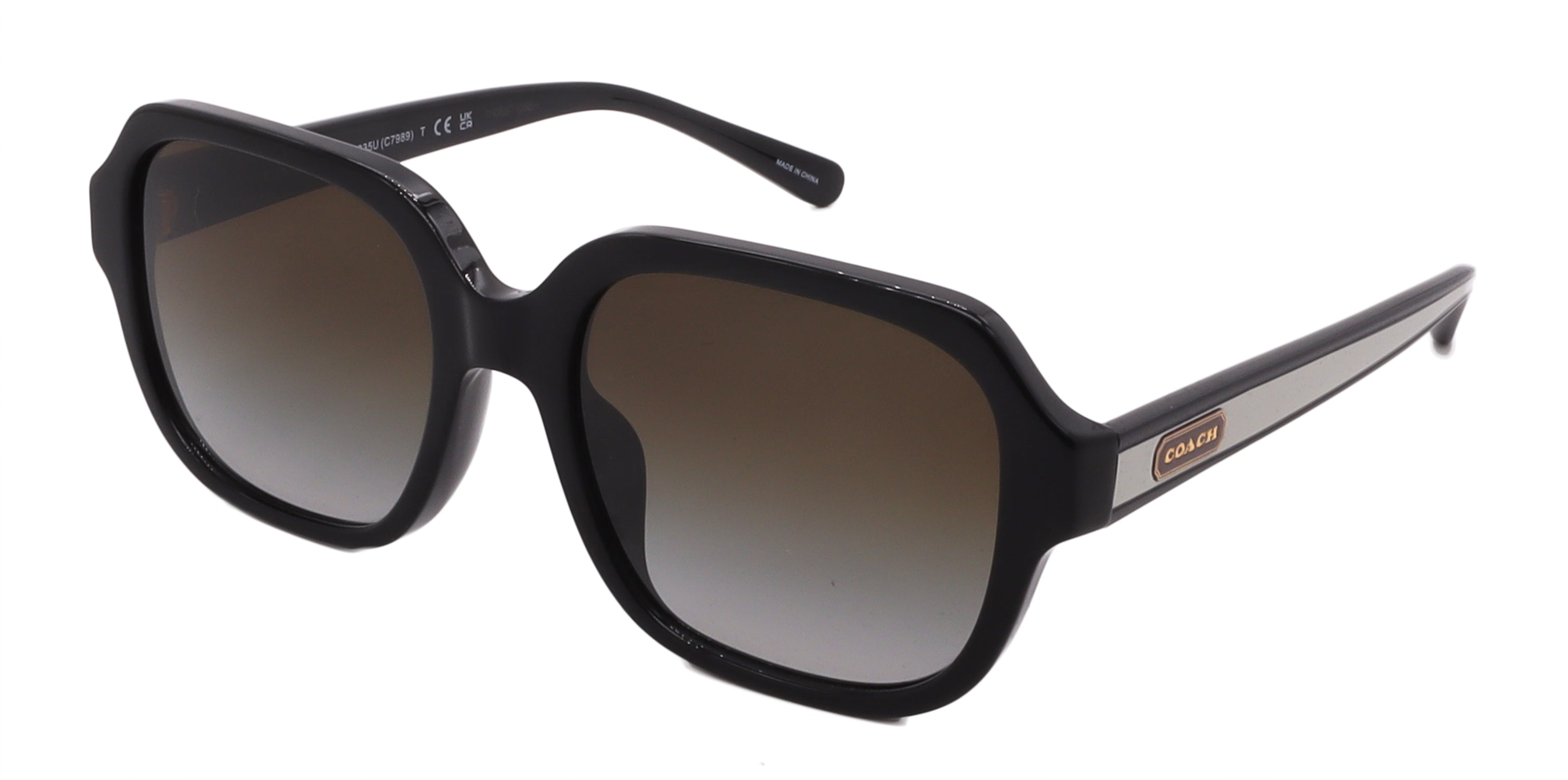 

COACH солнцезащитные очки HC8335U-50027Z-53-18-140 без поляризации, черный