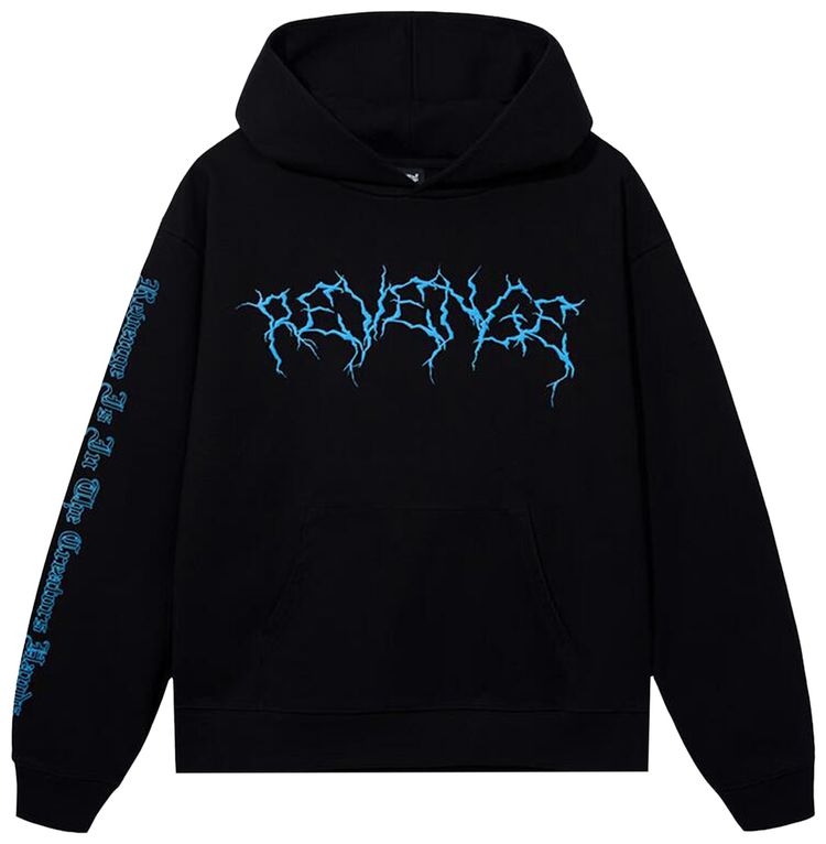 

Худи Revenge x XXXTentacion Lightning Hoodie 'Black/Blue', черный