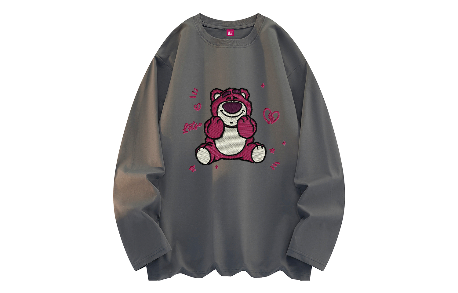 

Футболки унисекс с круглым вырезом, умеренно прямой крой Disney, темный серый