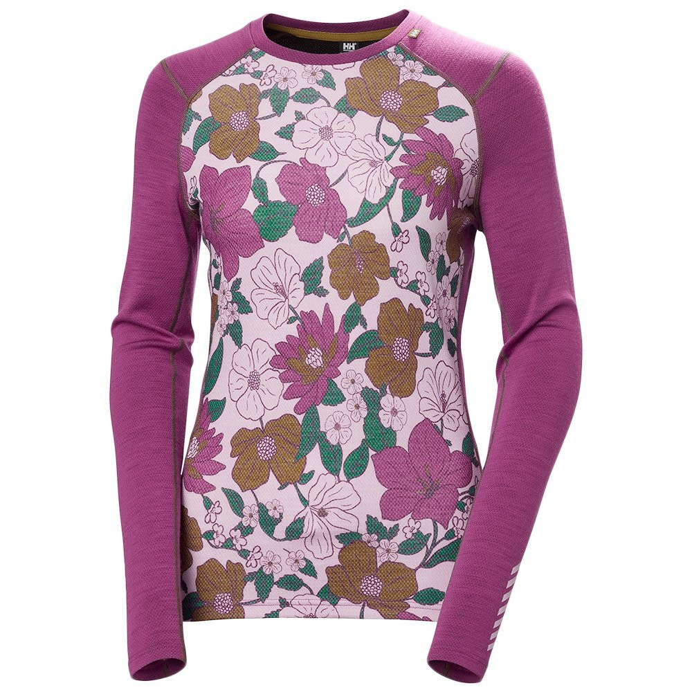 

Термофутболка Helly Hansen LIFA Merino Graphic Crew (женская), Magenta 2 Floral