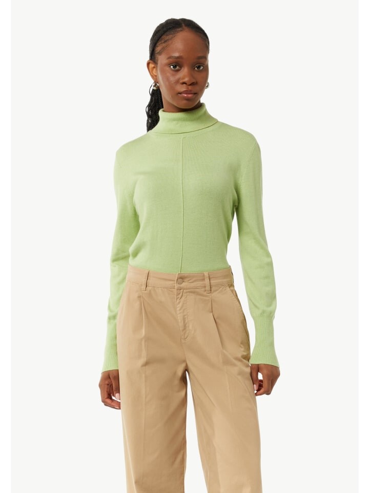 

Пуловер comma CI Strickpullover langarm, зеленый