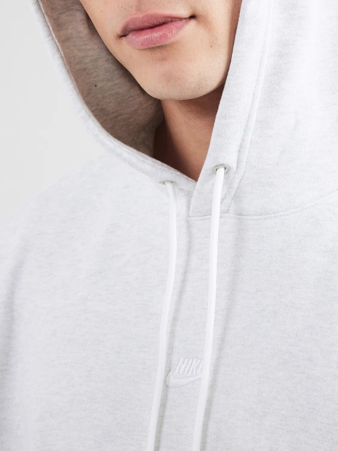 Толстовка 'CLUB' Nike Sportswear, Light Grey — фото 2
