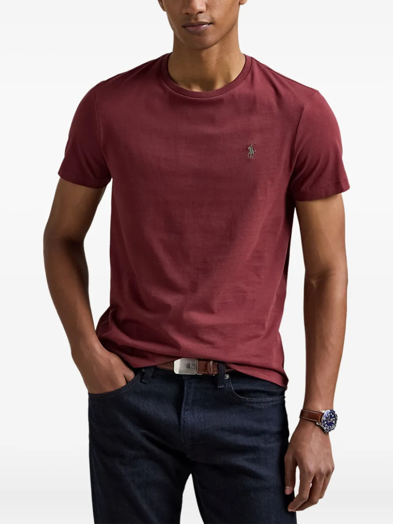 Polo Ralph Lauren футболка с круглым вырезом, красный — фото 2