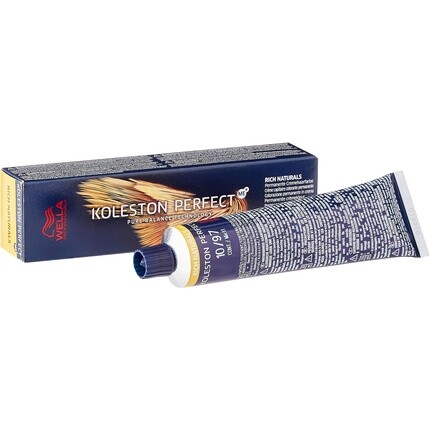

Koleston Perfect Me+ Kp Rich Naturals 10/97 Светло-пепельный блондин-коричневый цвет волос, Wella