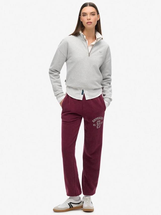 

Винтажные джоггеры с боковыми полосками Superdry, Port Red