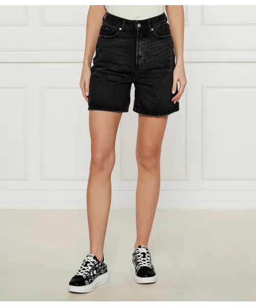 

Джинсовые шорты Gelita Regular fit Hugo, черный
