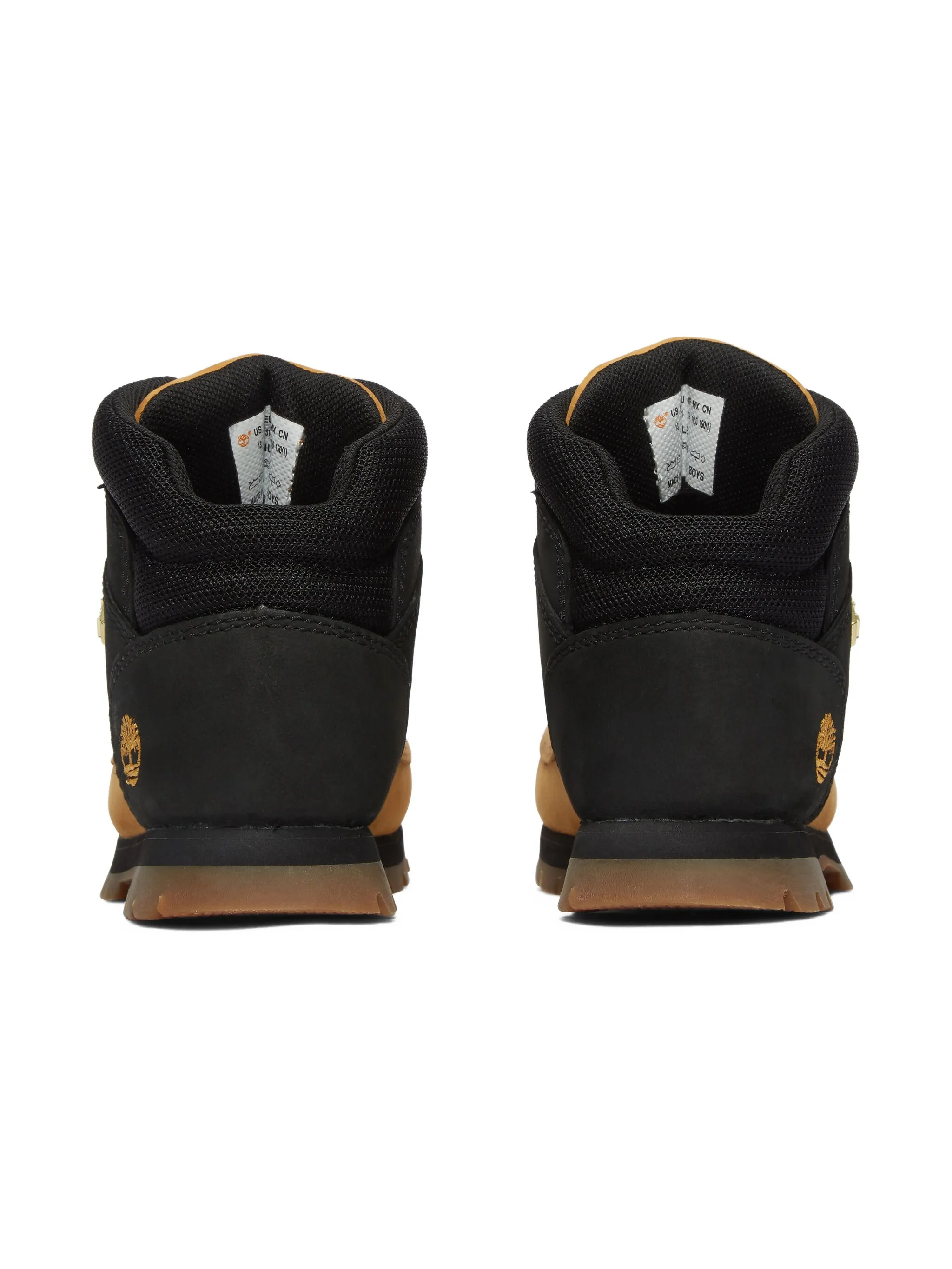 Сапоги с вышитым логотипом Timberland Kids, бежевый — фото 3