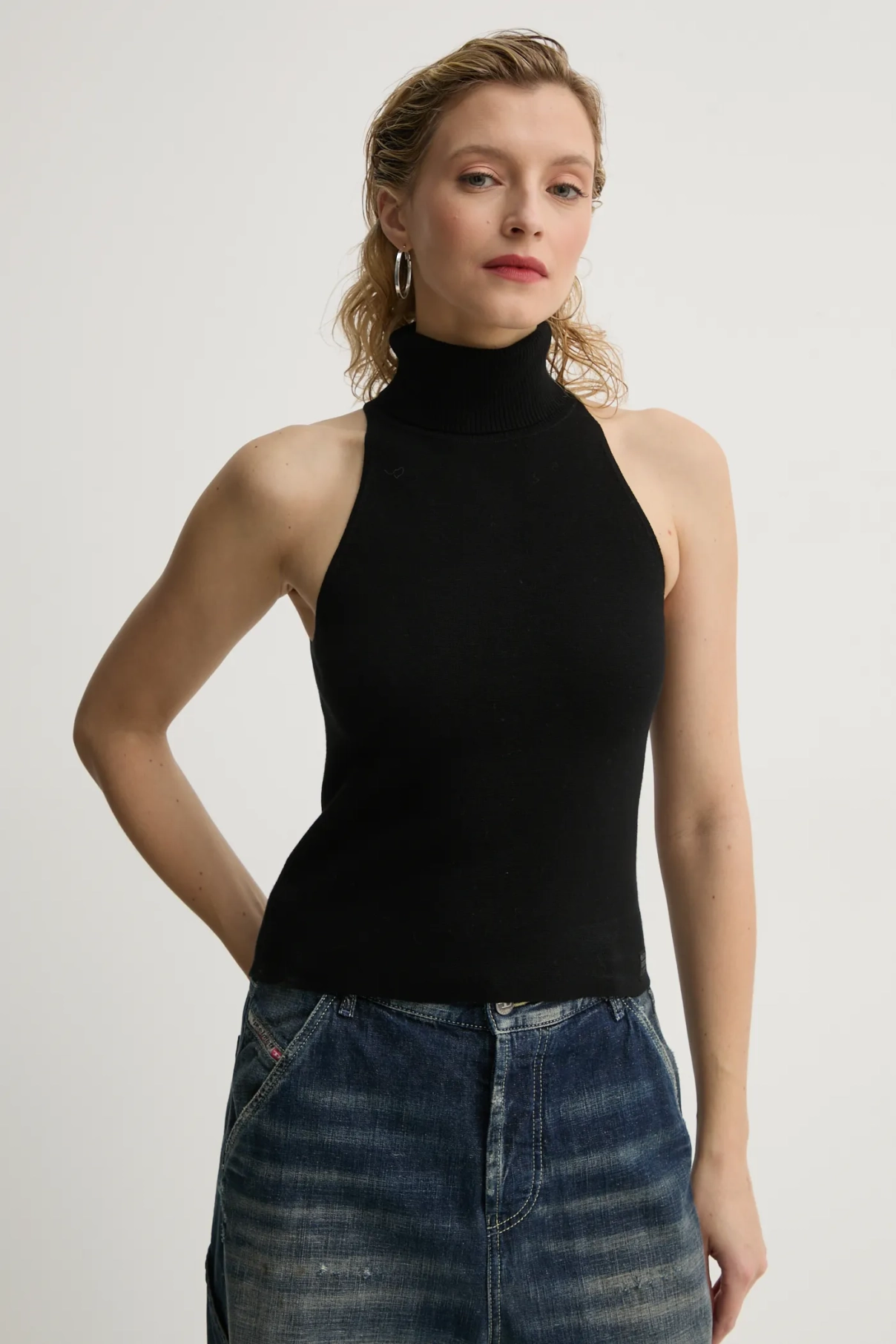 

Хлопковый жилет G-Star Raw, черный