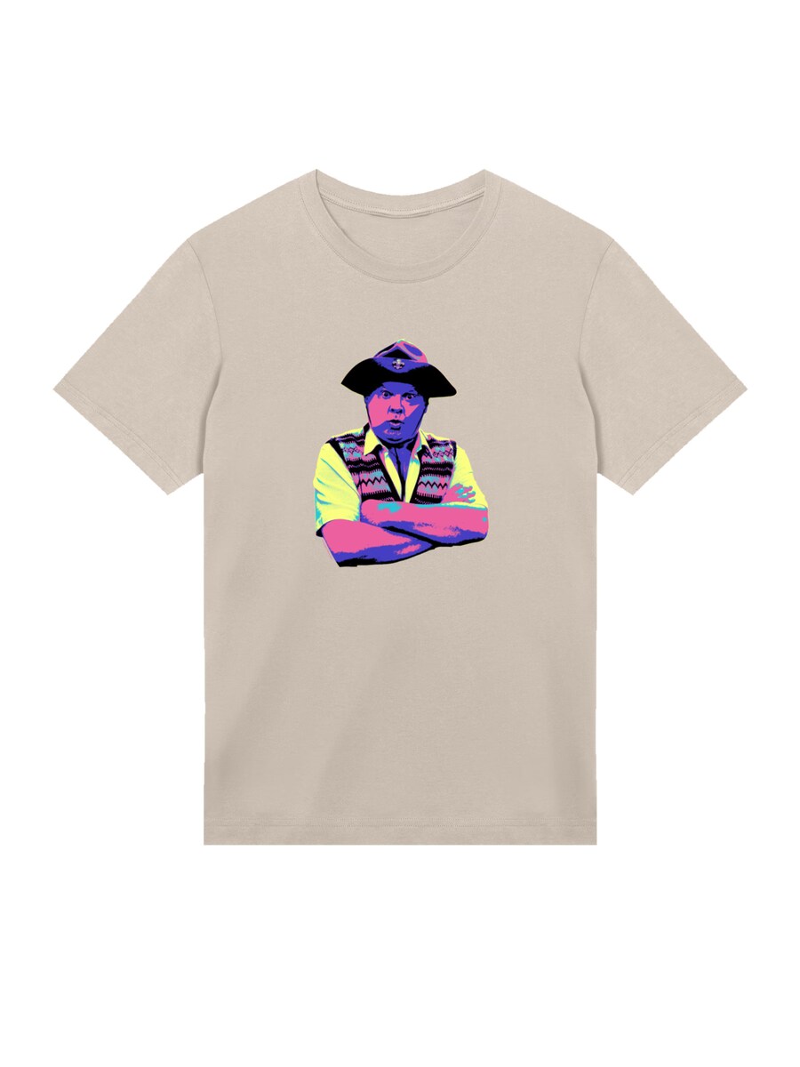 

Рубашка F4NT4STIC TV Times Benny Hill In Character 1989 Pop Art, бежевый