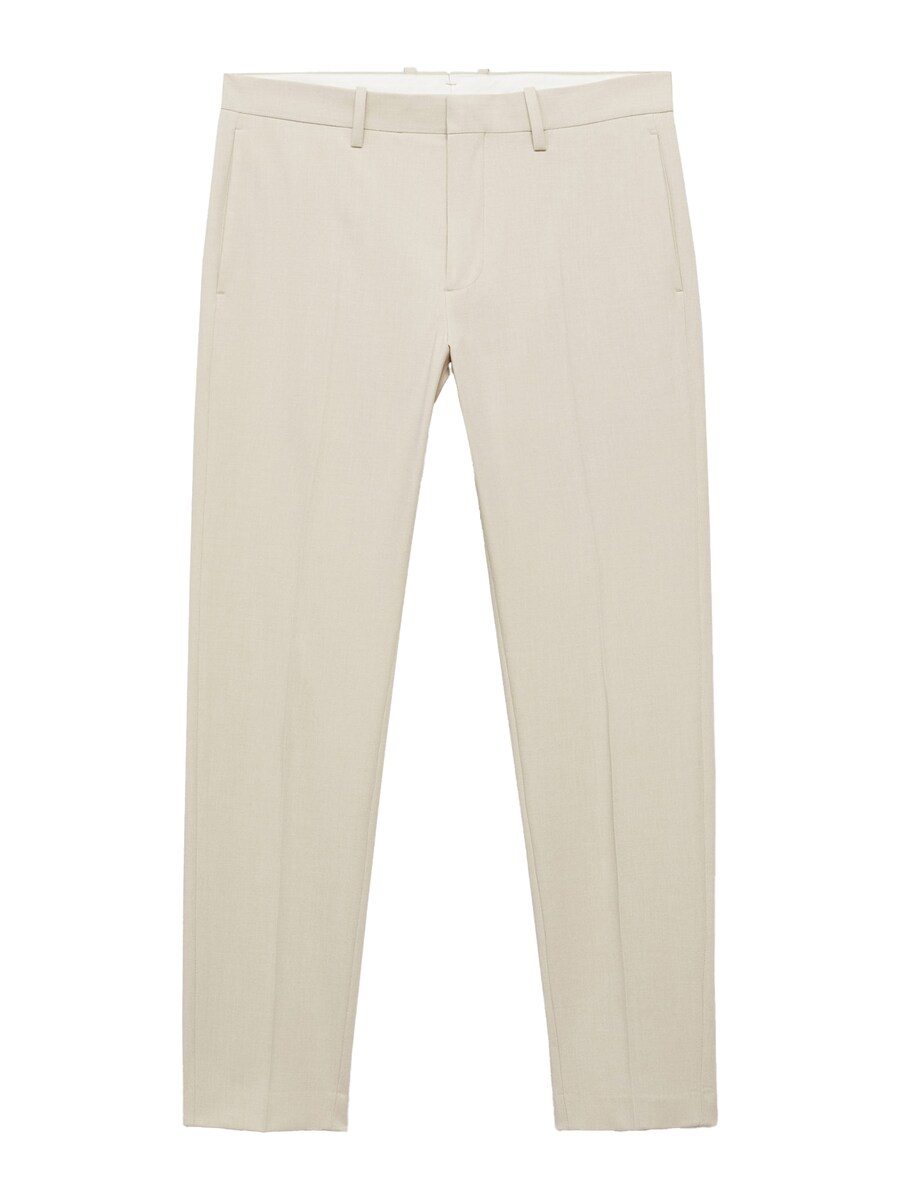 

Обычные плиссированные брюки MANGO MAN Paris, Sand