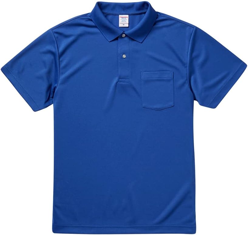 

Мужская поло-рубашка United Athletic 591201 из ткани Dry плотностью 4,1 унции с карманами, синий