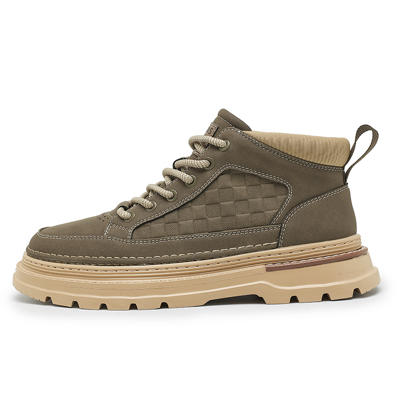 

MUSNODO Мужские берцы до щиколотки цвета хаки, цвет Khaki