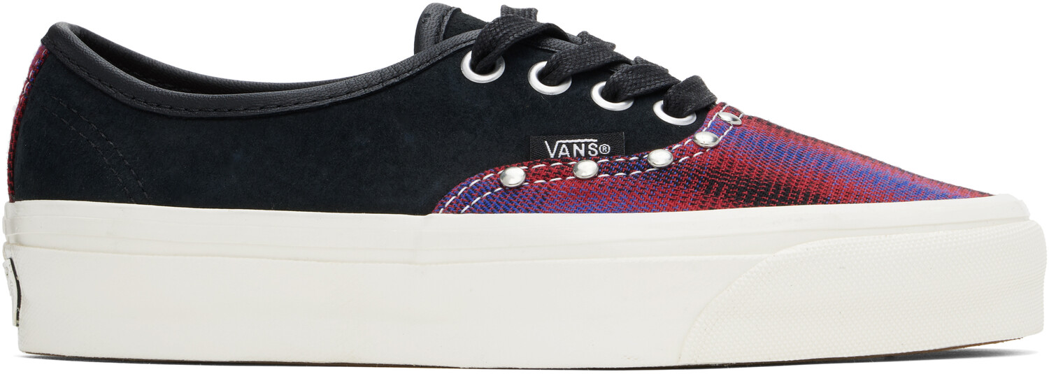 Кроссовки LX Authentic Reissue 44 в черно-фиолетовом цвете Vans