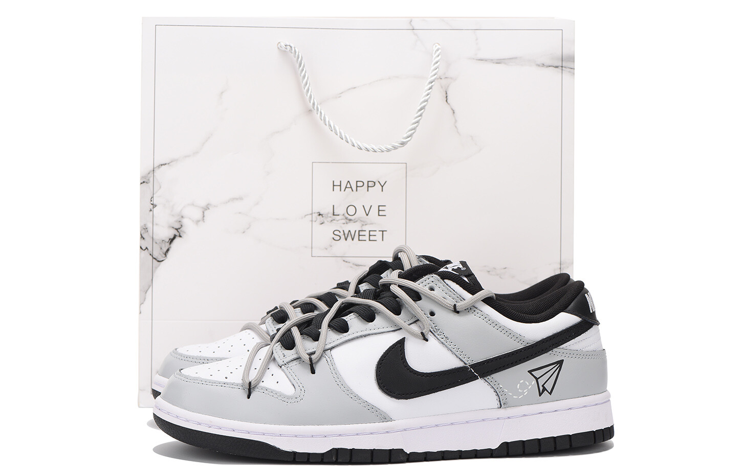 

Кроссовки Nike Dunk Skateboard Shoes Men Low-Top Black