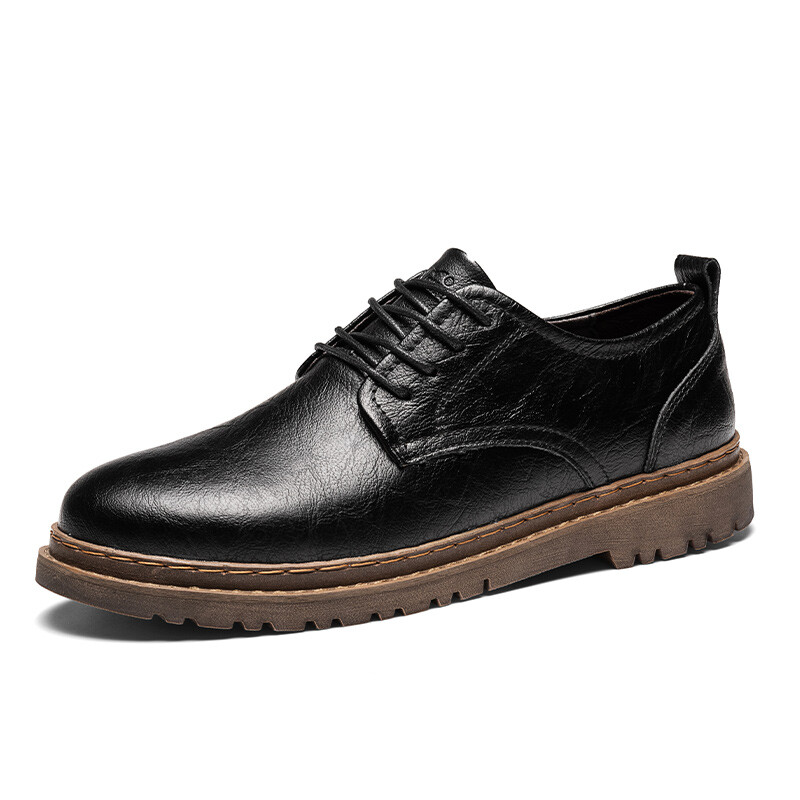 Туфли мужские Men"s Casual Men Low-Top G.N.Shijia, хаки — фото 2