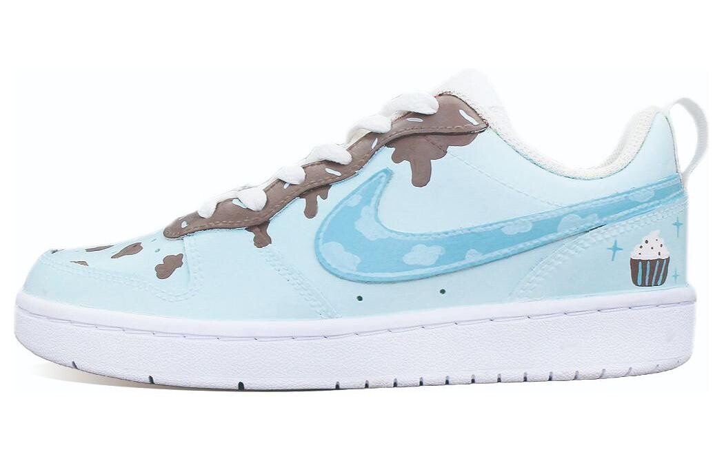 

Кроссовки Nike Court Borough Skateboarding Shoes Women's Low-top Green/Brown, цвет Emerald
