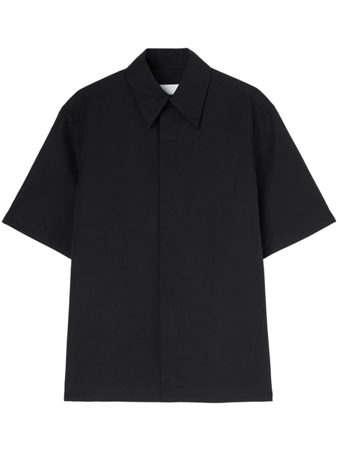 

Рубашка с короткими рукавами Jil Sander, черный