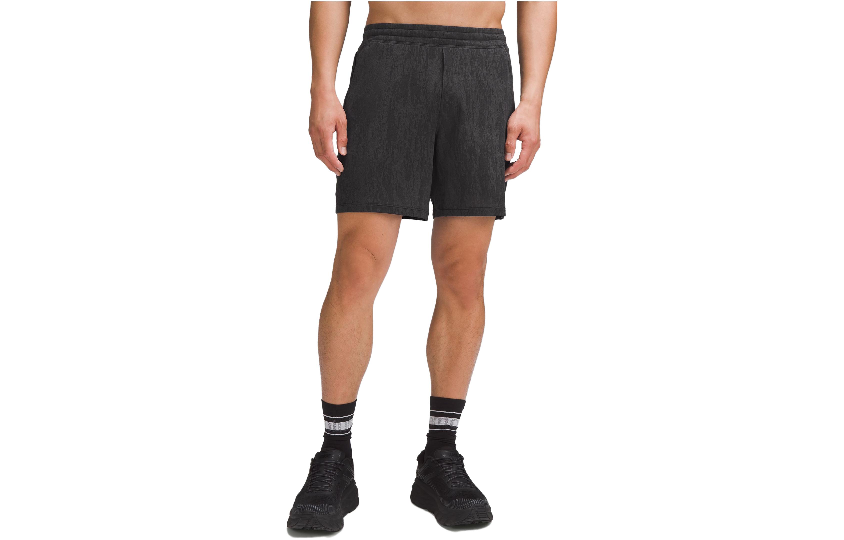 

Спортивные шорты Pace Breaker 7 дюймов, мужские Lululemon, Black/Graphite Gray