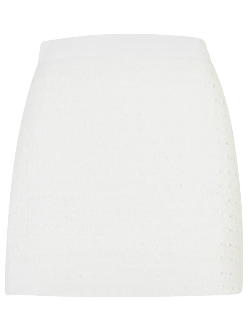 

Белая хлопковая мини-юбка Casablanca
