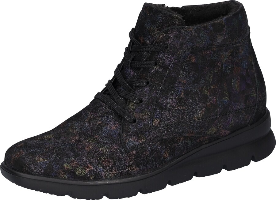 Ботинки на шнуровке WALDLÄUFER Lace-Up Boots, пятнистый черный