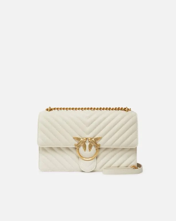 

Сумка Pinko CLASSIC LOVE BAG ONE CHEVRON для женщин, белый