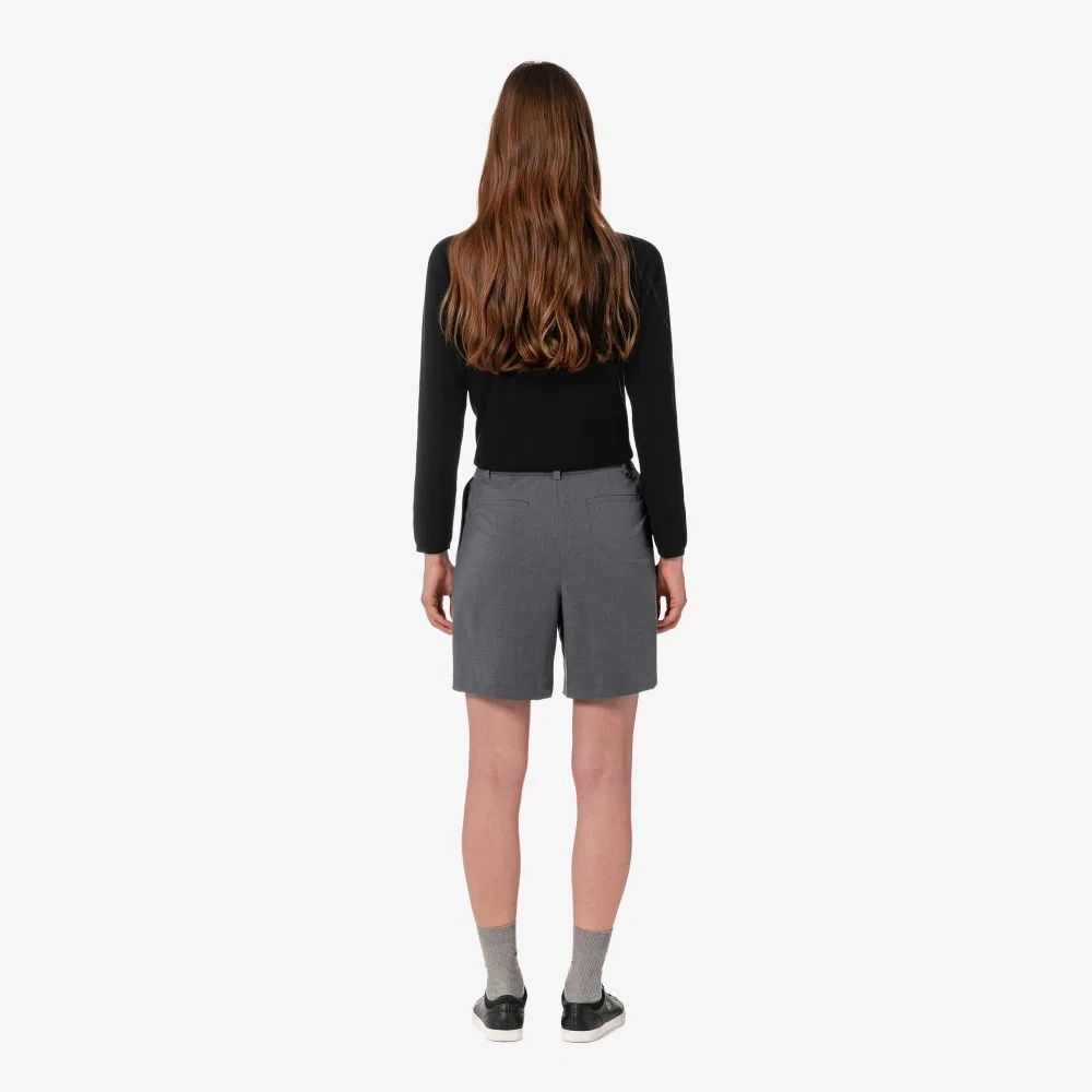 Шорты-бермуды Lacoste, меланжевый серый — фото 3