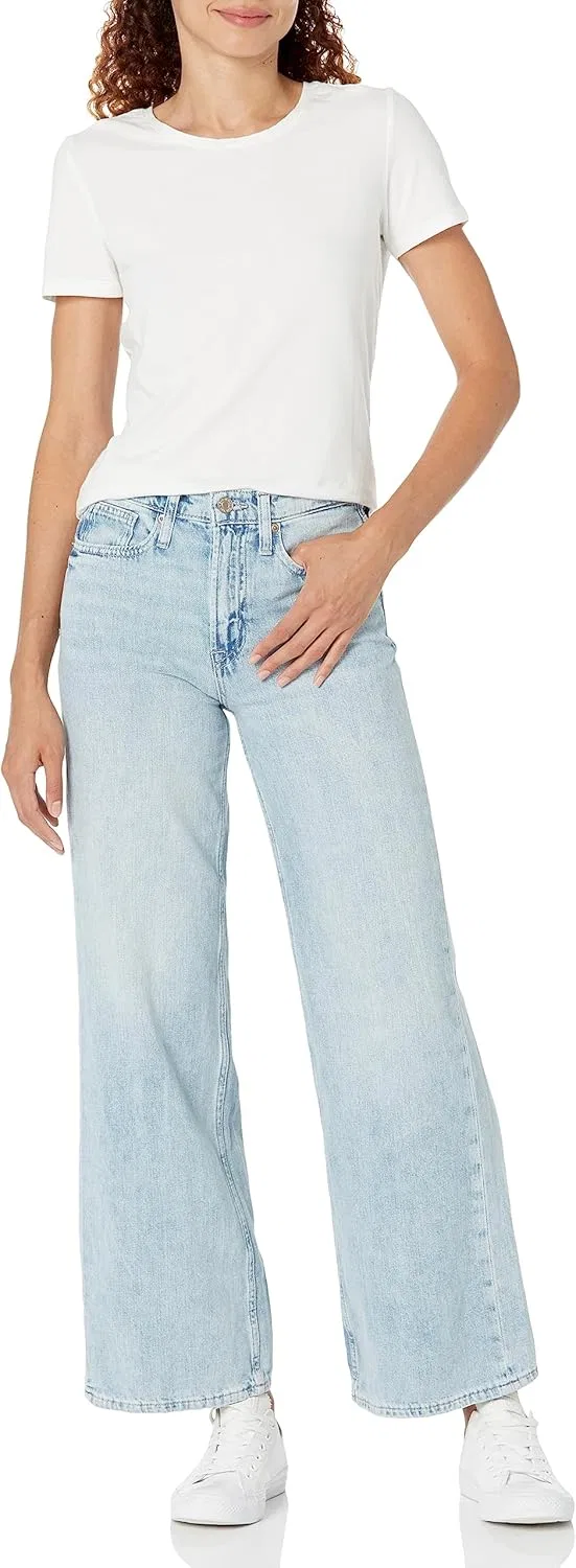 Джинсы Wide Leg GAP Светлая стирка — фото 4