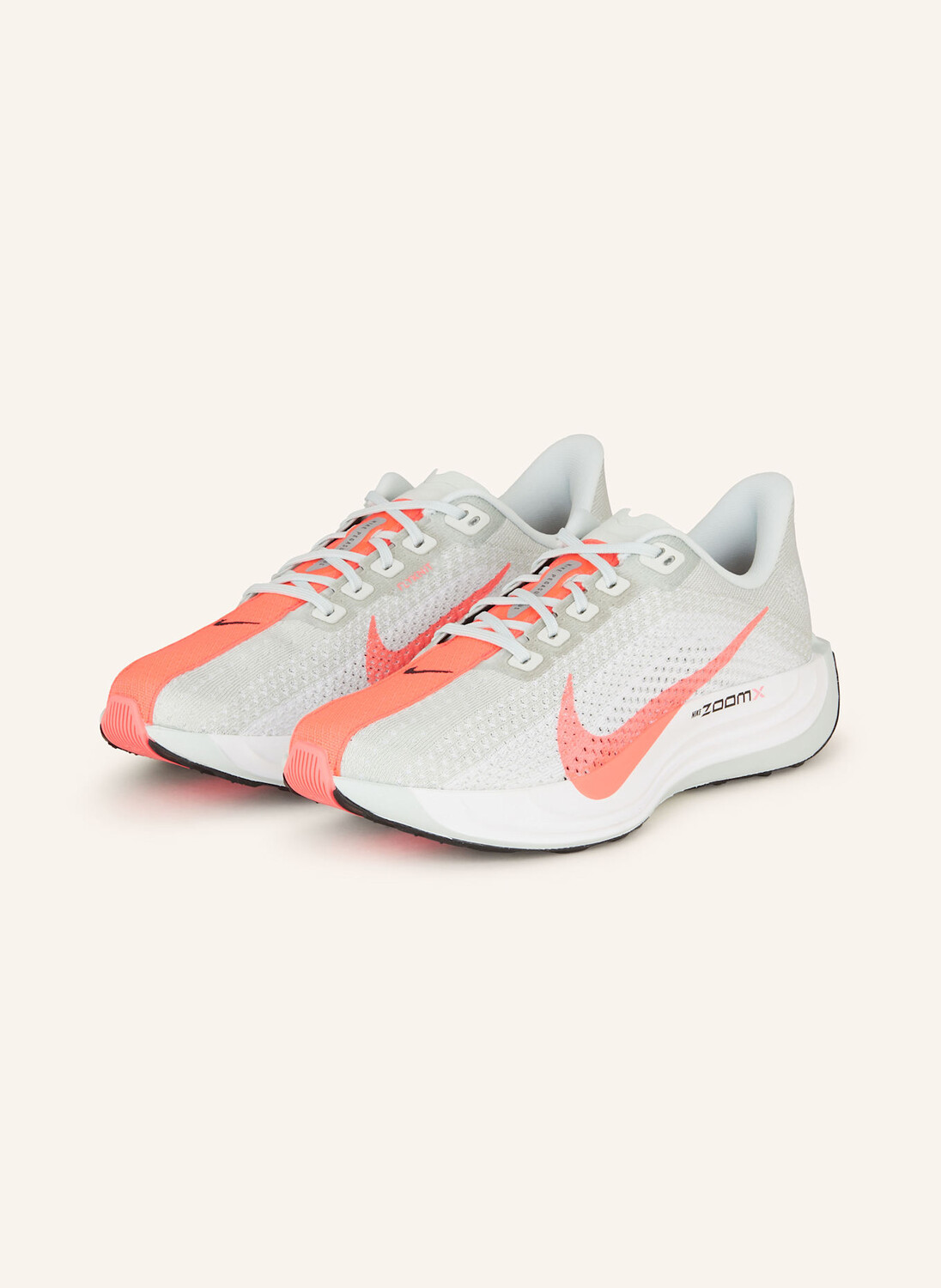 

Кроссовки pegasus plus Nike, цвет HELLGRAU/NEONROT