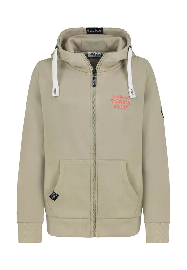 

Толстовка bequeme bestickt на молнии Sublevel, Middle-Green, Зеленый, Толстовка bequeme bestickt на молнии Sublevel, Middle-Green