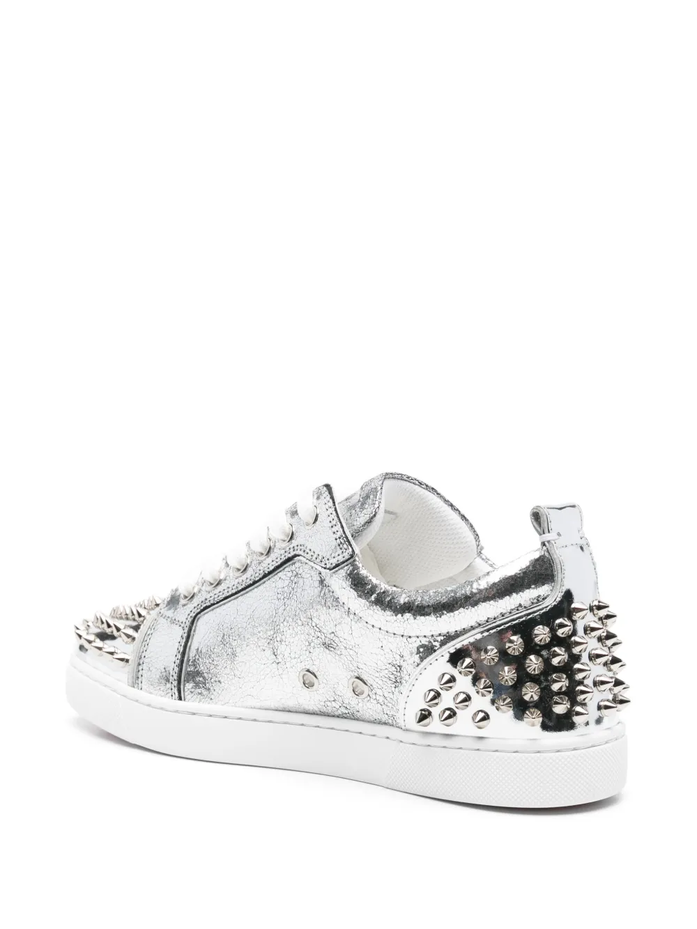 Кроссовки Louise Christian Louboutin, серебяный — фото 3