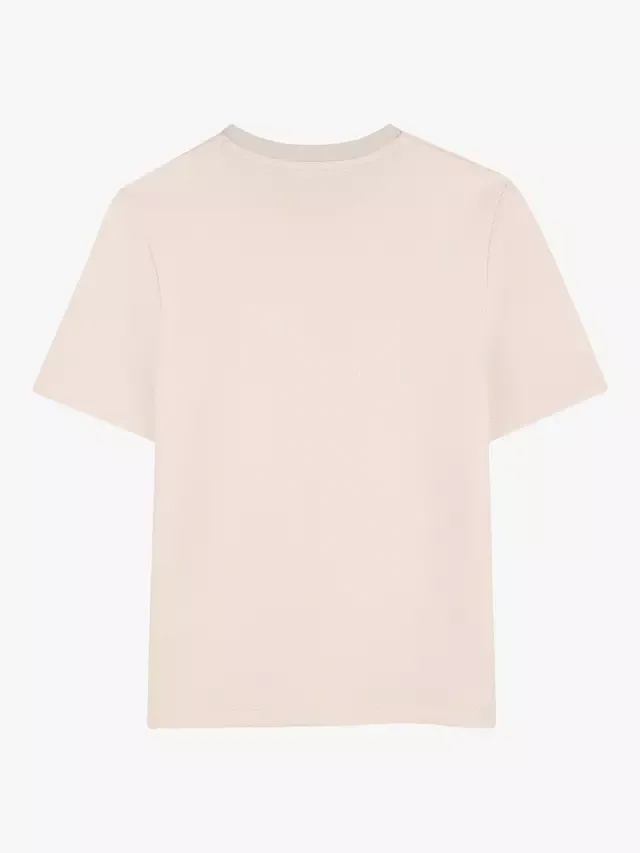 Детская футболка с коротким рукавом и логотипом, песочный цвет HUGO BOSS — фото 2