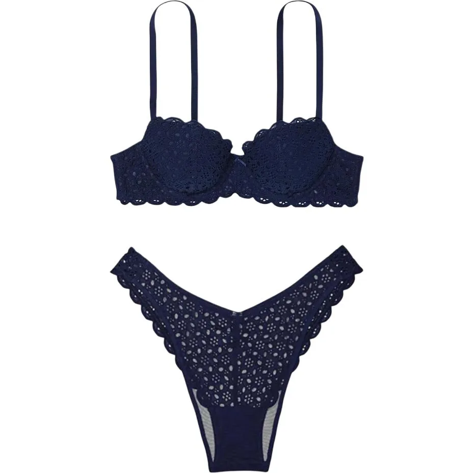 Victoria's Secret Комплект нижнего белья женский marine blue