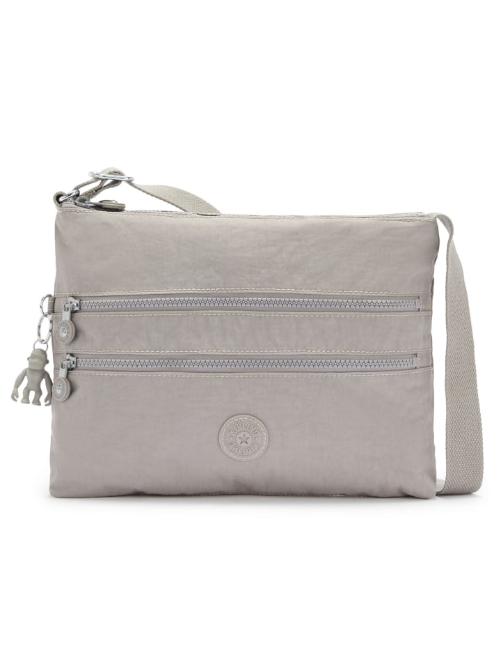 

Kipling Классическая базовая сумка Alvar через плечо, 33 см, серо-серого цвета
