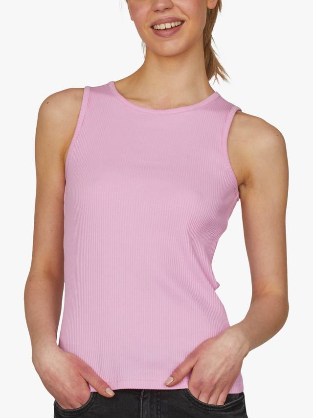 

Облегающий ребристый топ eike Sisters Point, цвет Soft Pink