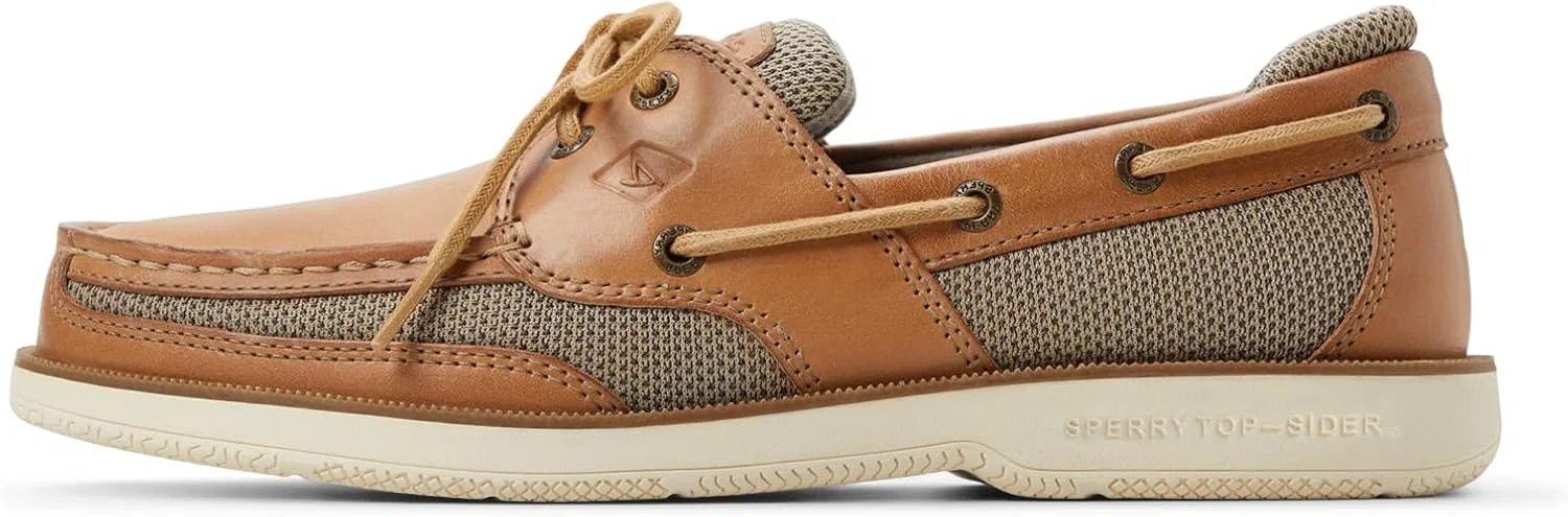 Мужские лодочные туфли Sperry Tarpon с двумя люверсами, Light Brown