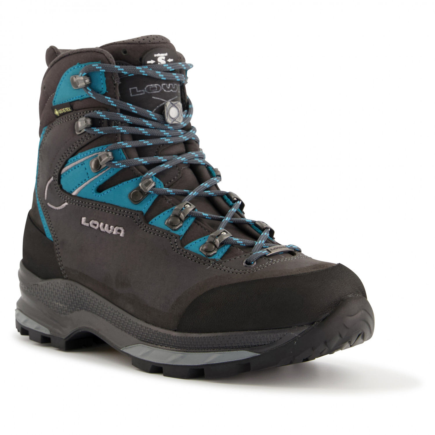 Женские ботинки Lowa Women's Mauria Evo GTX трекинговые на шнуровке, серый — фото 2