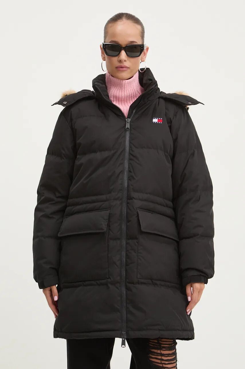 

Пуховик Tommy Jeans, черный