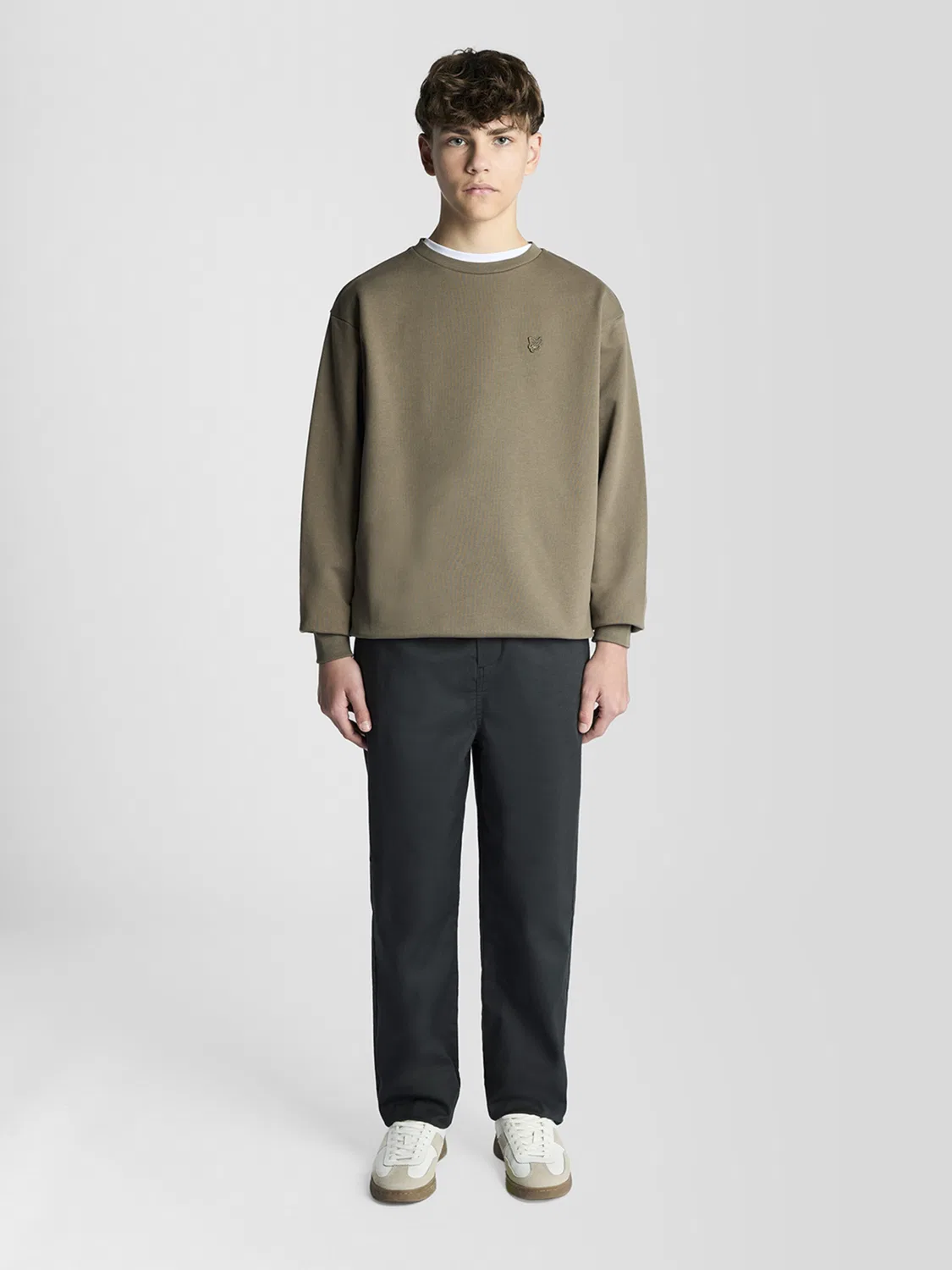 Толстовка Lyle & Scott, Khaki — фото 3