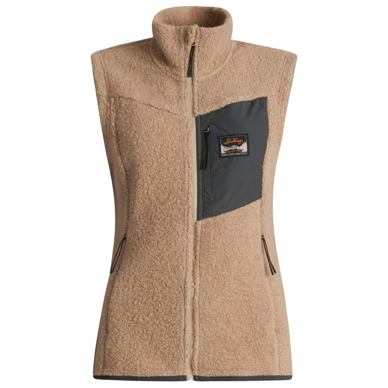 

Шерстяной жилет Lundhags Women's Flok Wool Pile Vest, цвет Sand II