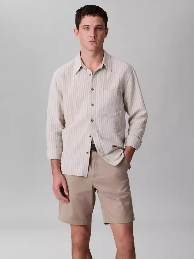 Классические шорты Calvin Klein, Vintage Khaki — фото 2